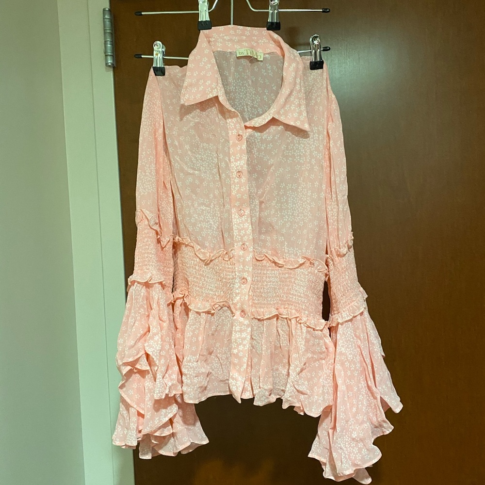 Pink blouse